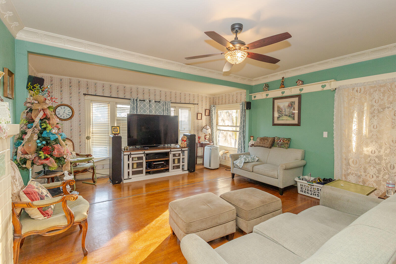 13429 Bailey Street Whittier, CA 90601 - Photo 8 of 54 a living room with furniture and a flat screen tv