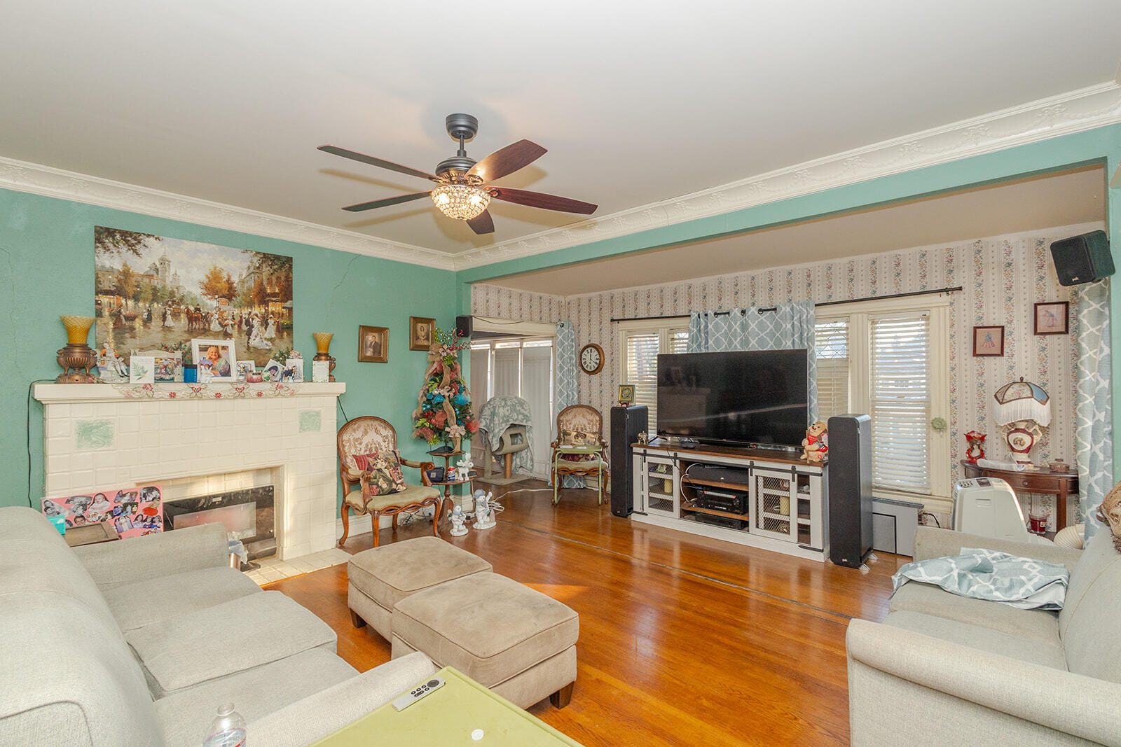 13429 Bailey Street Whittier, CA 90601 - Photo 9 of 54 a living room with furniture and a flat screen tv
