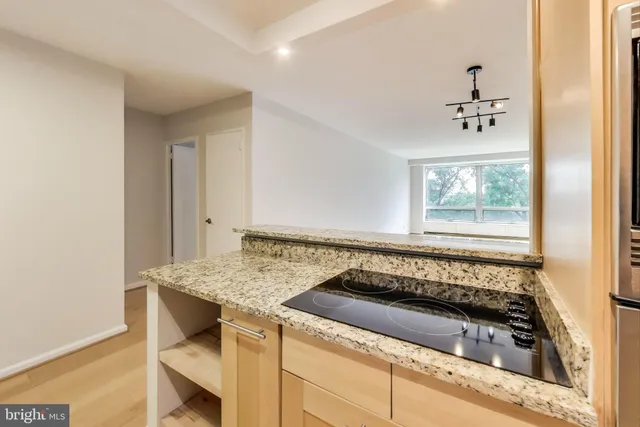 a view of an empty room