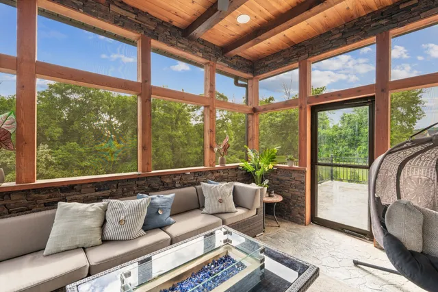 a bedroom with a bed and a cabinets