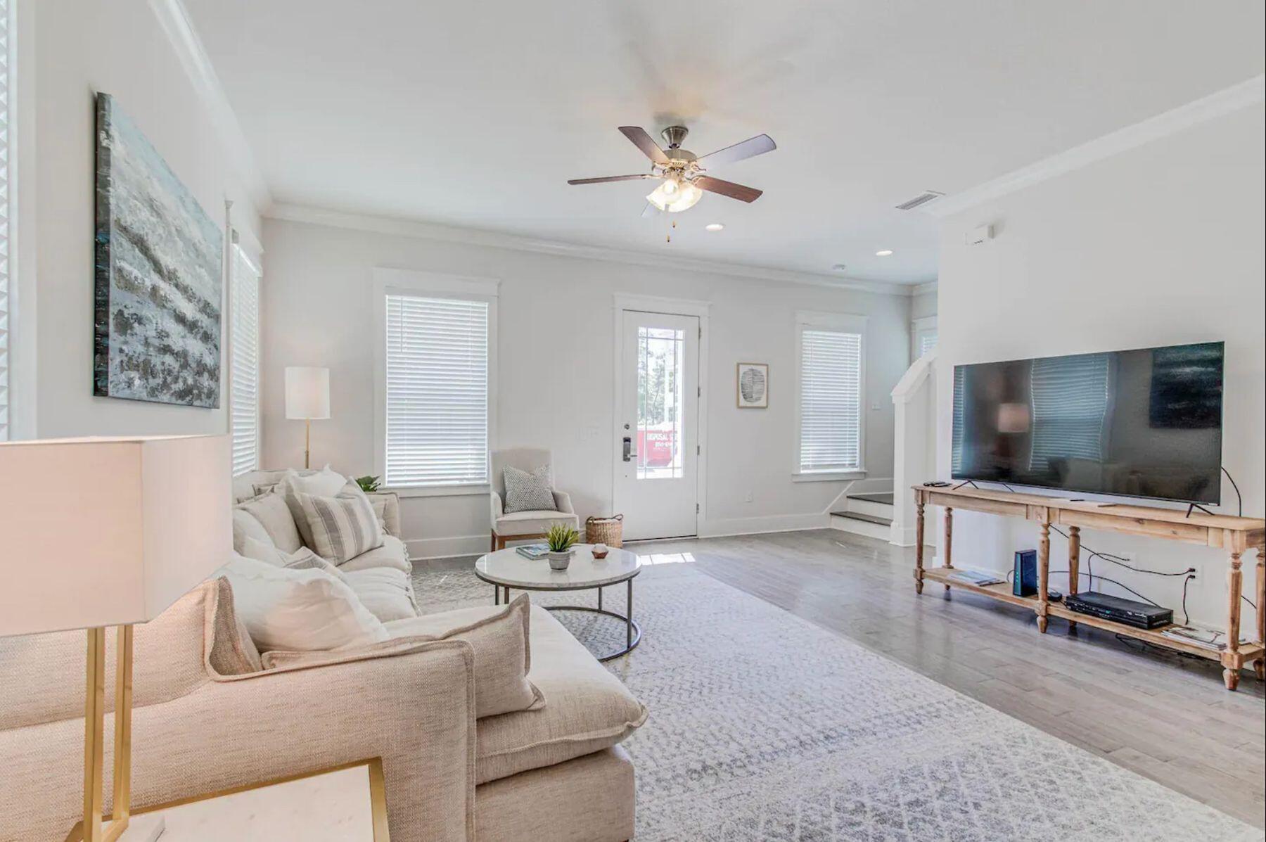 318 Grande Pointe Circle Inlet Beach, FL 32461 - Photo 8 of 30 a living room with furniture and a flat screen tv