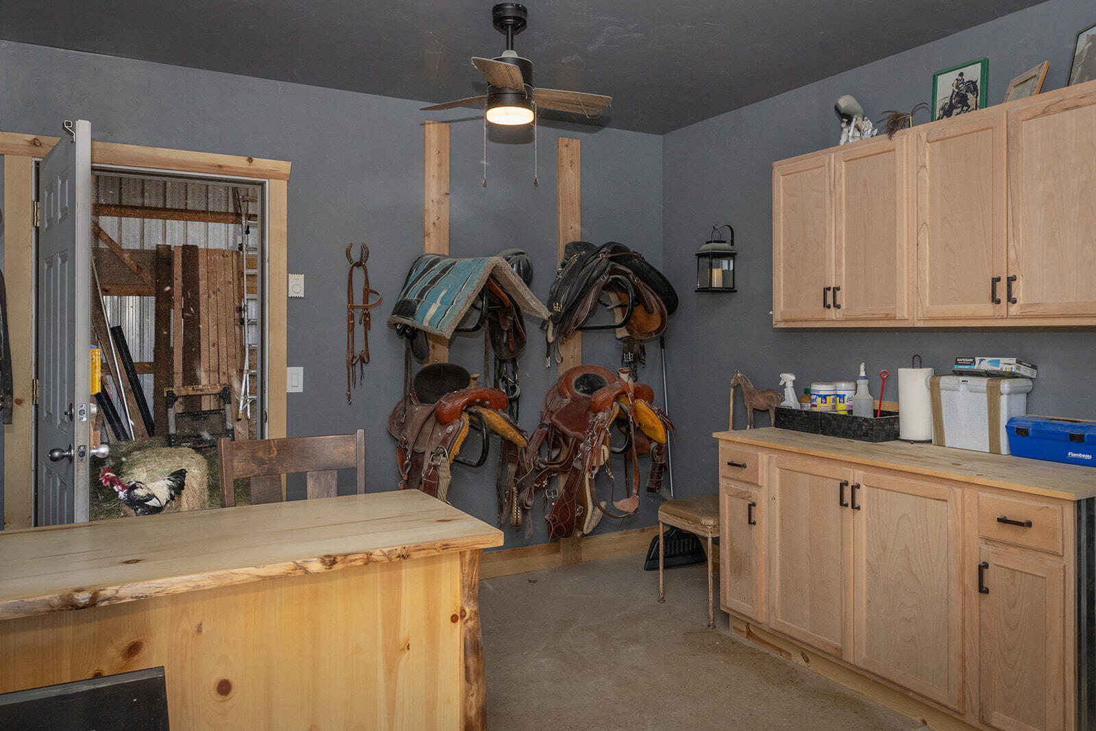 187 Syringa Loop Shoshone, ID 83352 - Photo 43 of 51 Tack Room in Barn, Heated Finished (2)