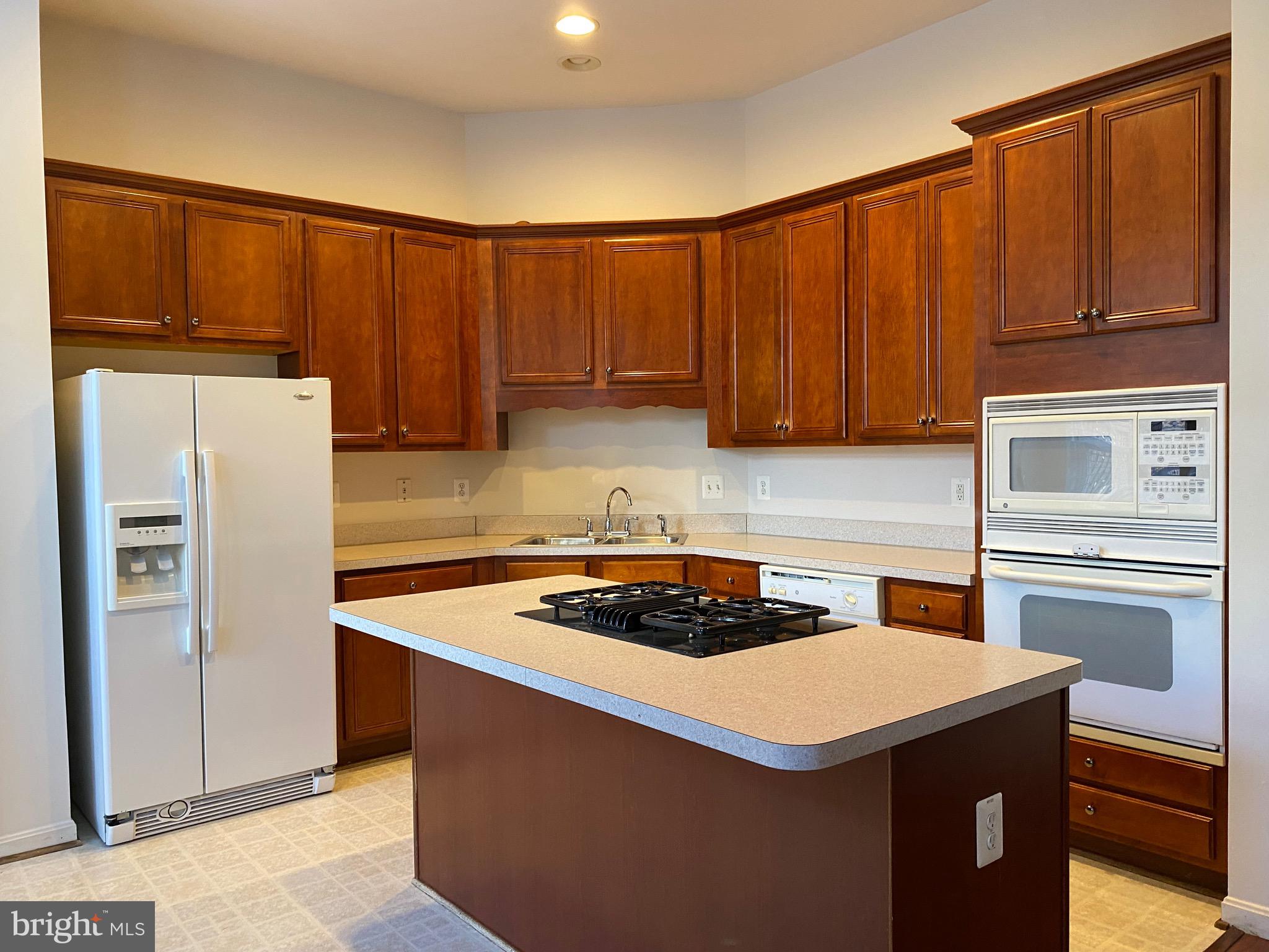 42060 Fremont Preserve Square Aldie, VA 20105 - Photo 36 of 94 a kitchen with a appliances a refrigerator and a stove top oven