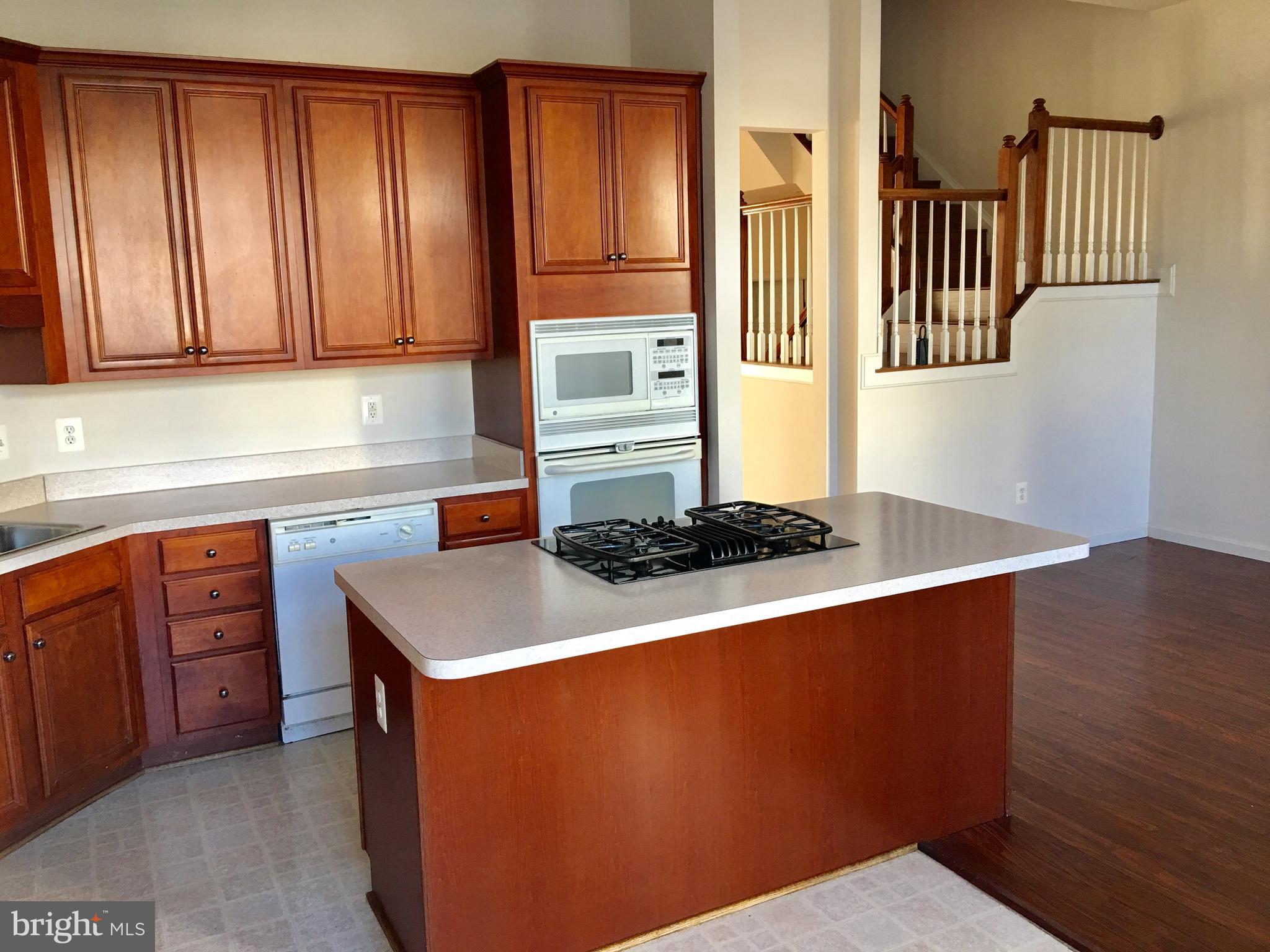 42060 Fremont Preserve Square Aldie, VA 20105 - Photo 40 of 94 a kitchen with stainless steel appliances granite countertop a stove a sink and a microwave