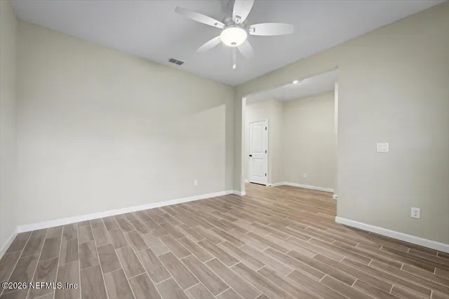 wooden floor in an empty room