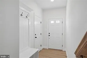 a view of a bathroom with shower