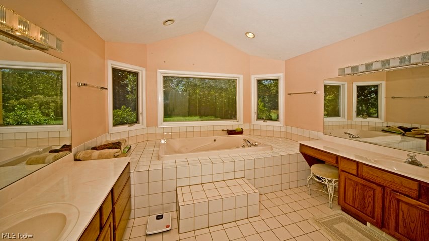 7593 Cedar Road Chesterland, OH 44026 - Photo 5 of 33 Spacious luxurious master bath room to pamper you.