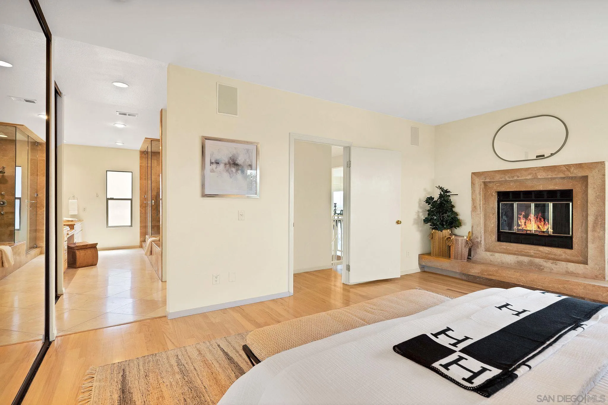 560 Torrey Point Road Del Mar, CA 92014 - Photo 15 of 35 a living room with furniture and a fireplace