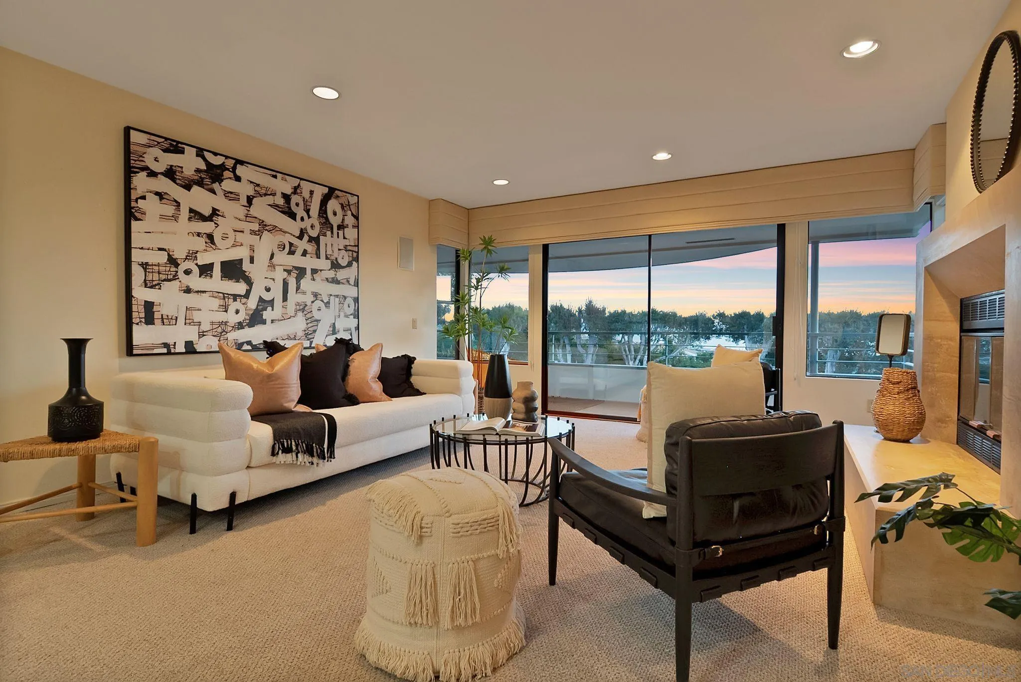 560 Torrey Point Road Del Mar, CA 92014 - Photo 18 of 35 a living room with furniture and a large window