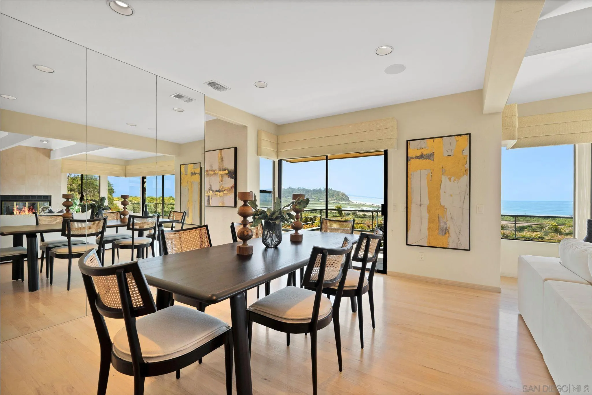 560 Torrey Point Road Del Mar, CA 92014 - Photo 9 of 35 a view of a dining room with furniture window and outside view