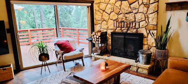 a living room with a couch