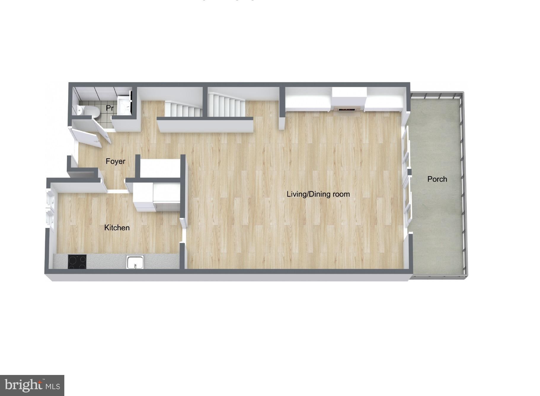 11600 Windbluff Court, Unit 8A2 Reston, VA 20191 - Photo 28 of 30 Floor Plan - Main Level
