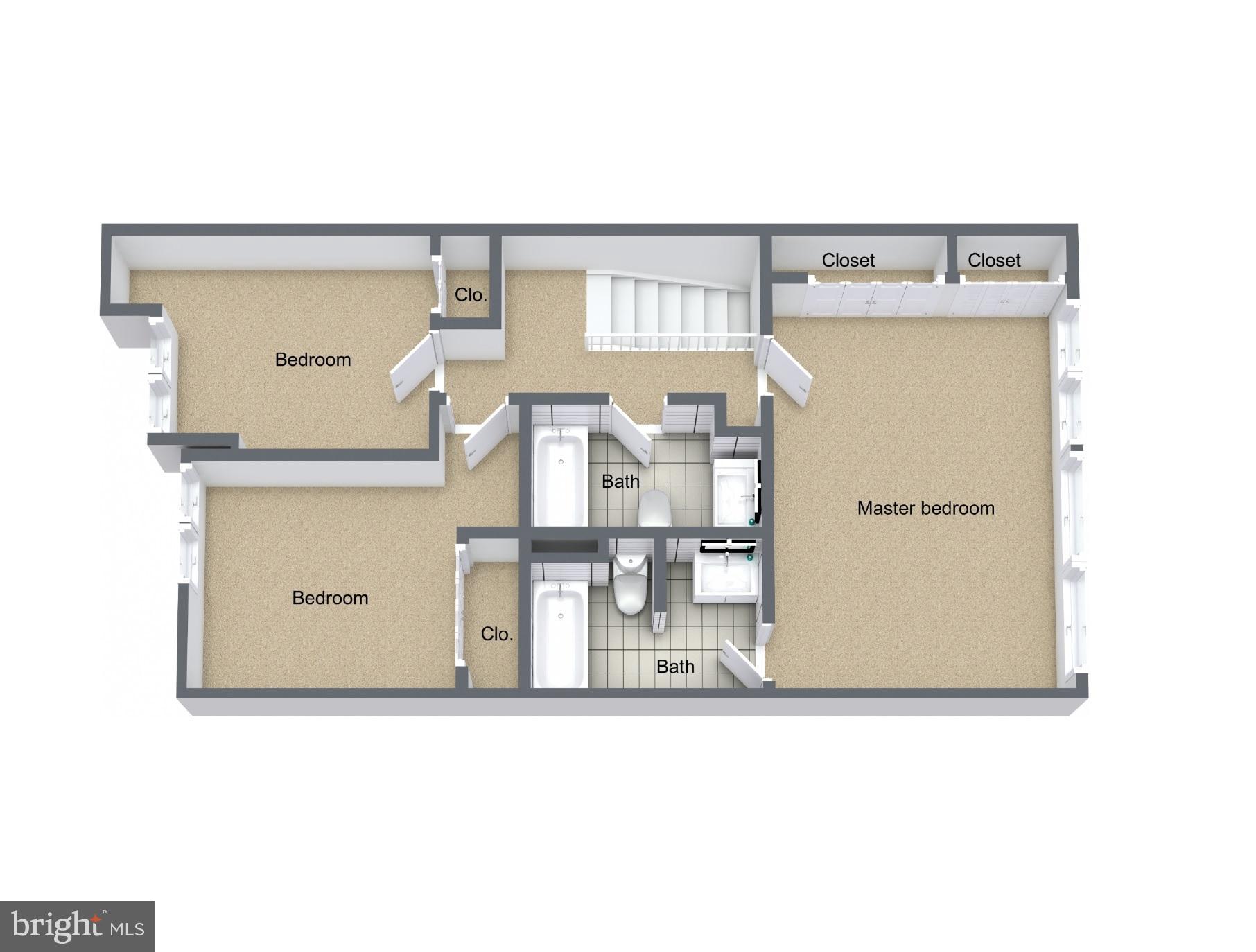 11600 Windbluff Court, Unit 8A2 Reston, VA 20191 - Photo 29 of 30 Floor Plan - Upper Level