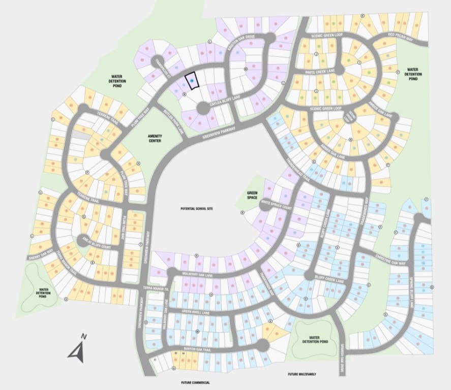 1804 Plum Tree Way Georgetown, TX 78628 - Photo 20 of 30 an aerial view of a swimming pool