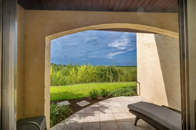 a view of a city and an ocean view