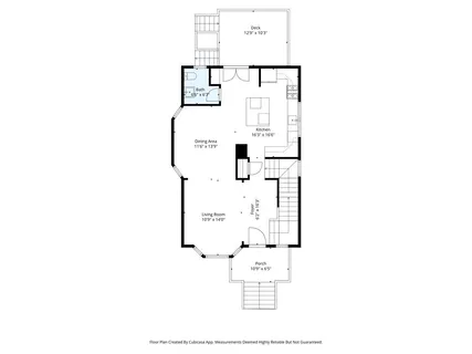 a picture of a bench in front of a wall