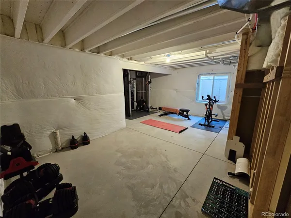 a room with storage and utility