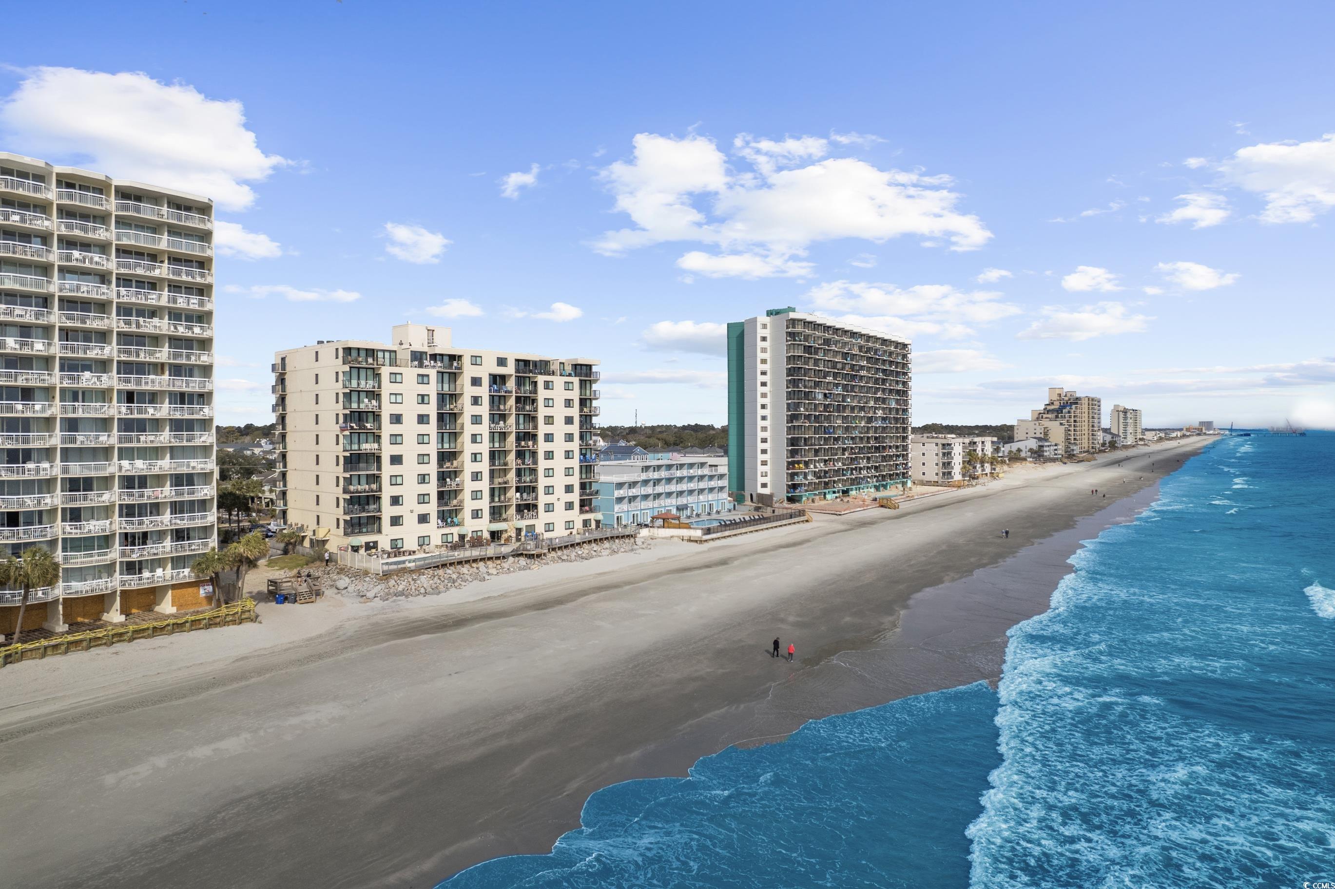 1108 North Waccamaw Drive, Unit 304 Murrells Inlet, SC 29576 - Photo 32 of 34 Water view with local beach and nearby urban area