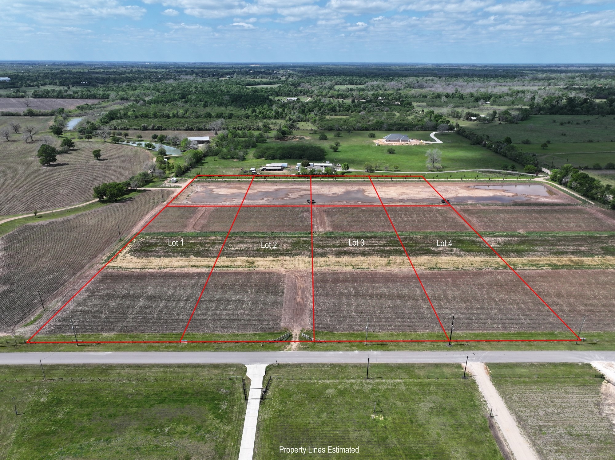 0 Bartlett Road Sealy, TX 77474 - Photo 8 of 14 an aerial view of a house