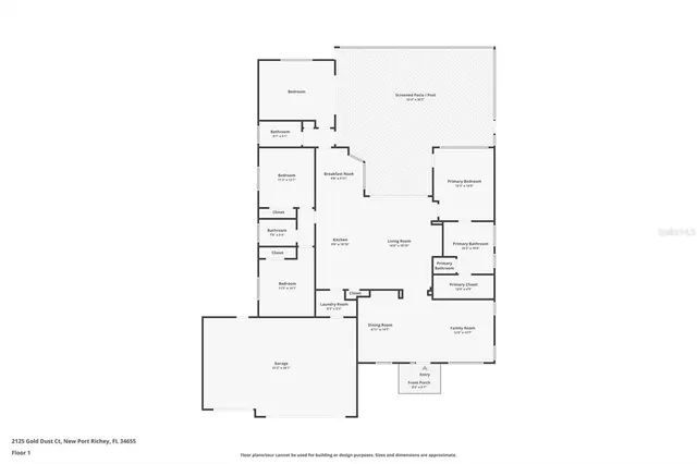 $550,000 | 2125 Gold Dust Court, New Port Richey, FL 34655