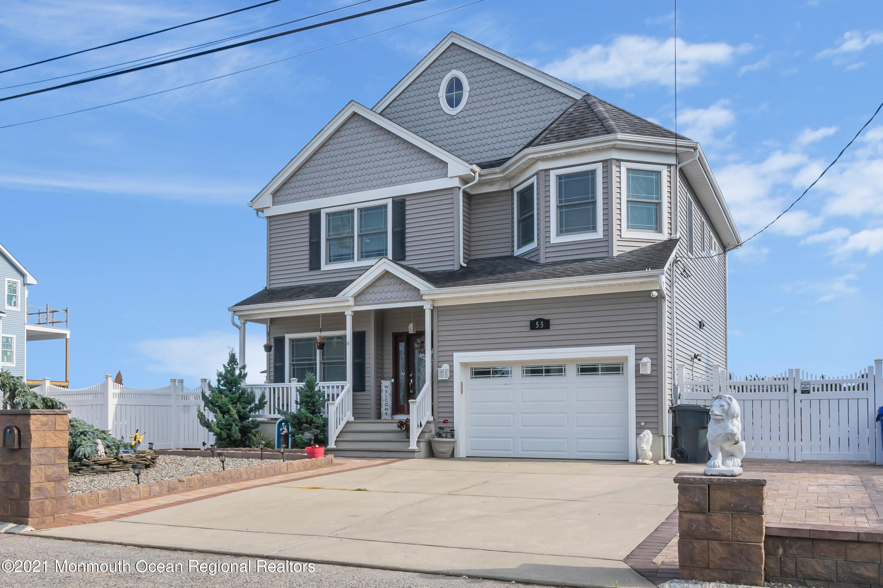 55 Bay Way Brick, NJ 08723 - Photo 14 of 55 a front view of a house with yard
