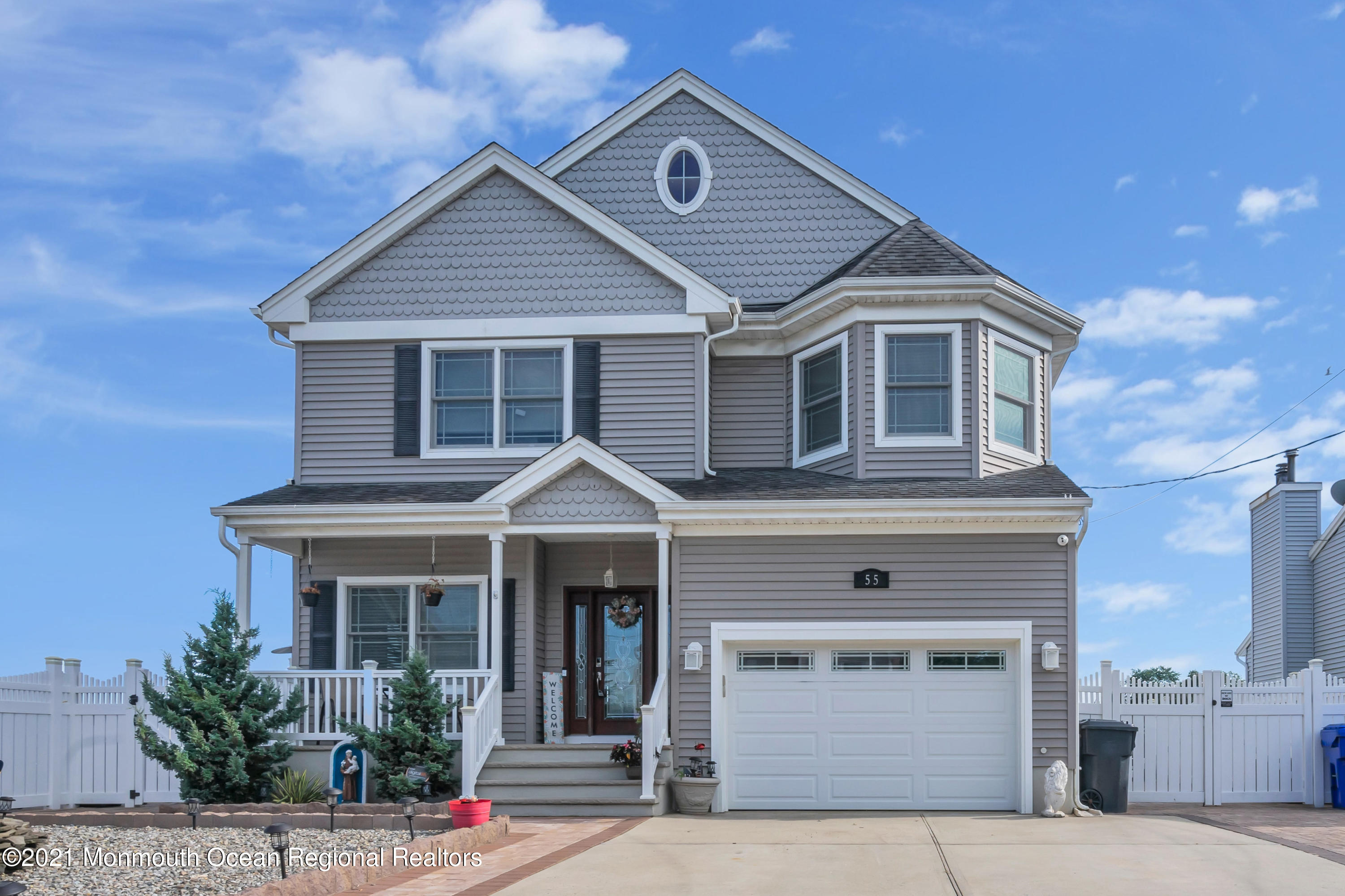 55 Bay Way Brick, NJ 08723 - Photo 15 of 55 a front view of a house with a yard