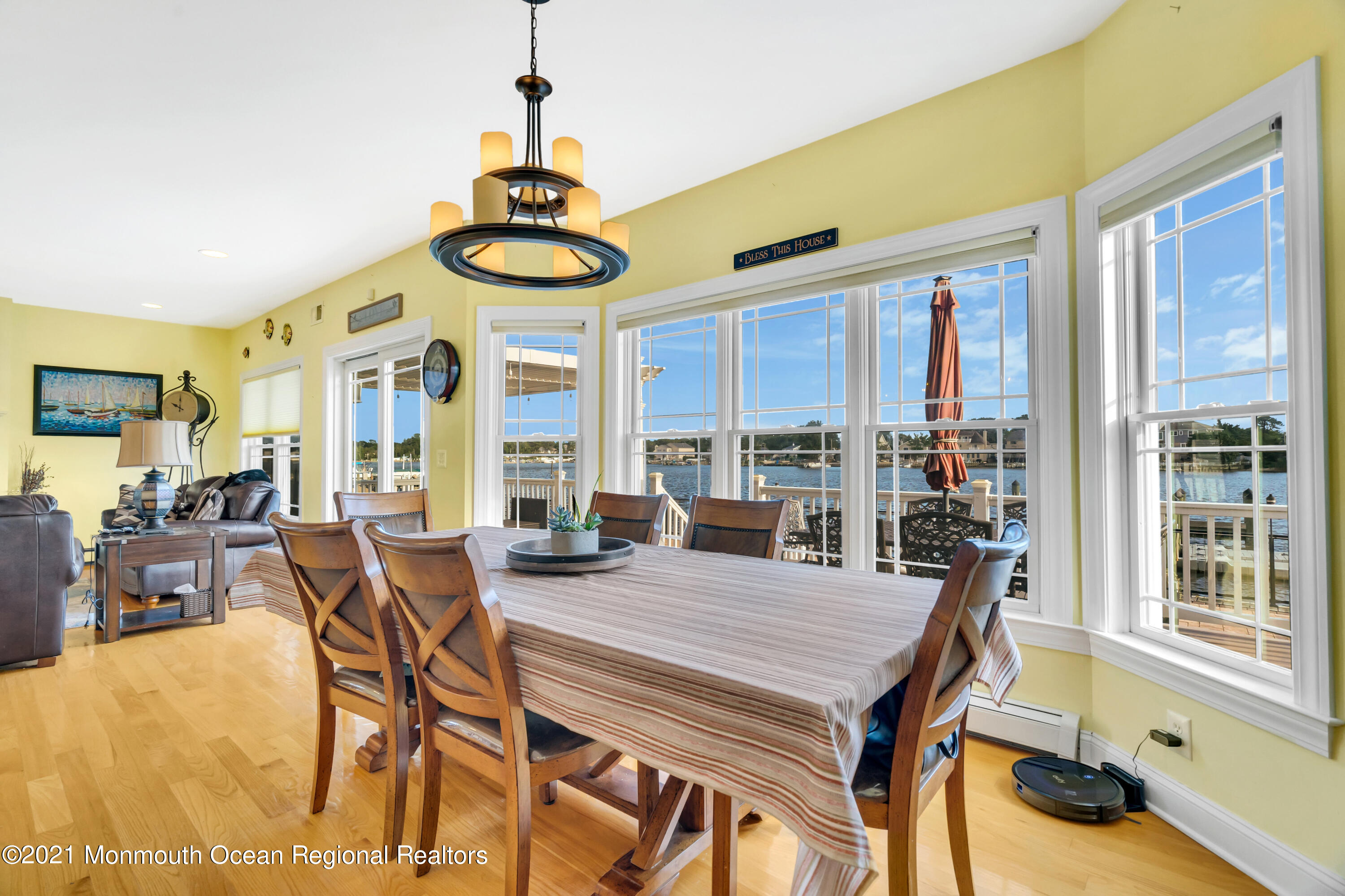 55 Bay Way Brick, NJ 08723 - Photo 19 of 55 a view of a dining room with furniture window and outside view