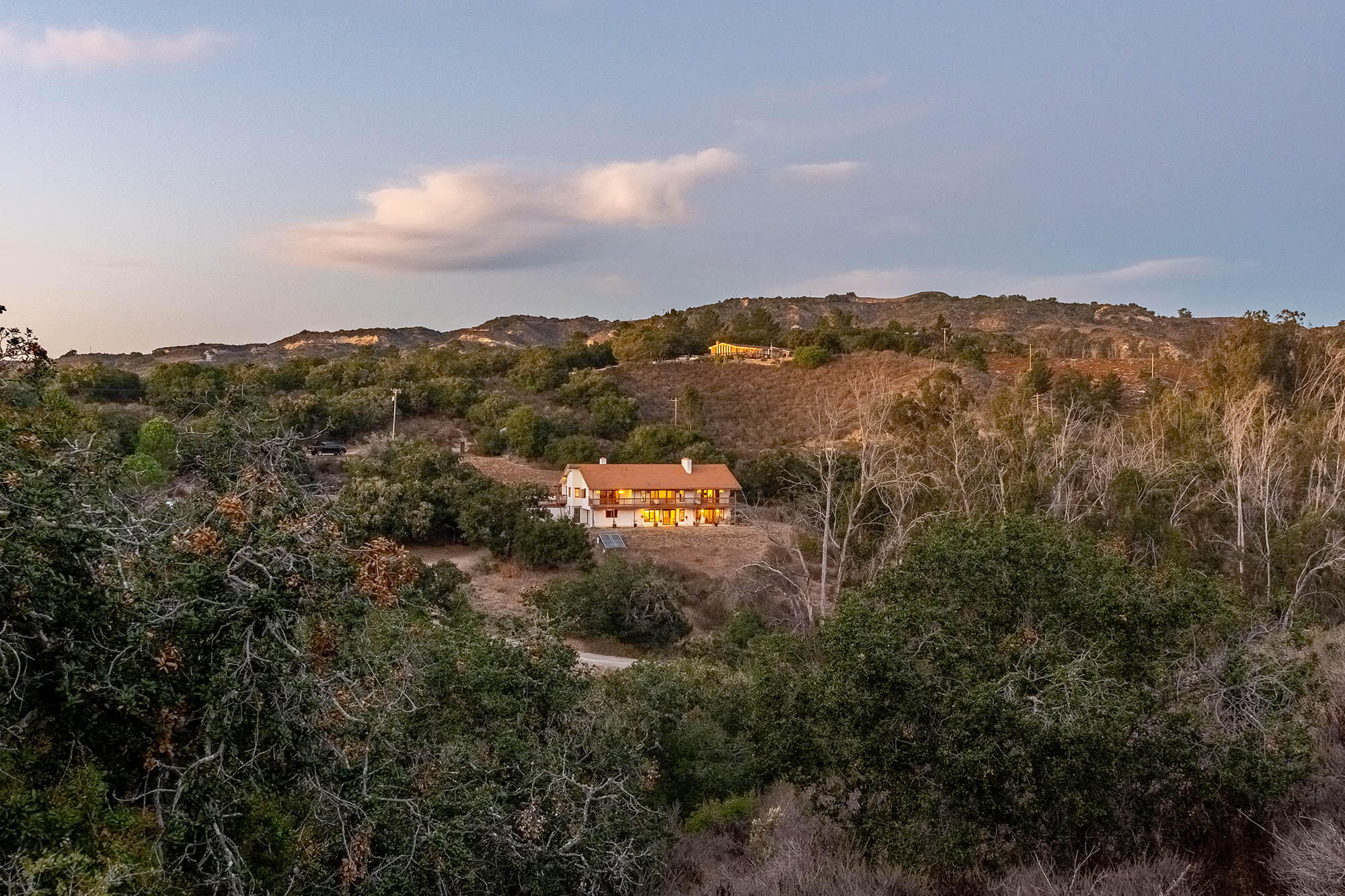 3290 Wild Oak Lompoc, CA 93436 - Photo 62 of 72 Twilight back view - 3290 Wild Oak Road