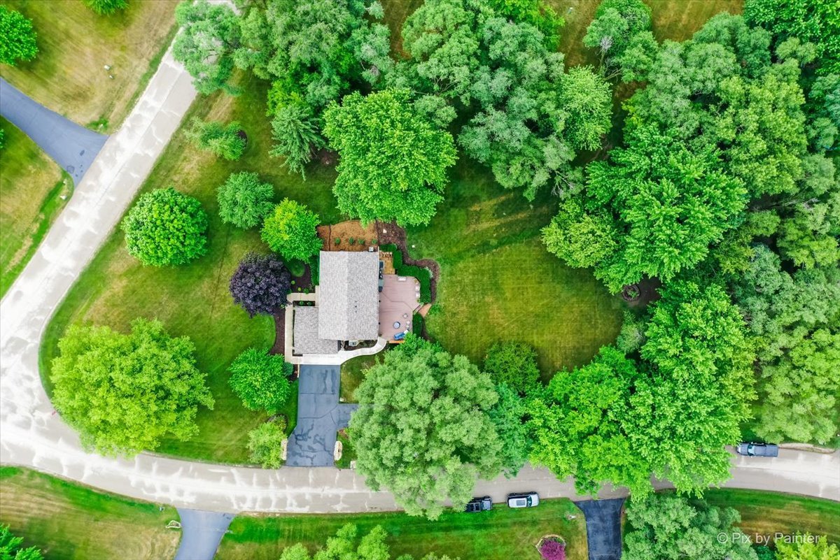 3205 Ramsgate Lane Johnsburg, IL 60051 - Photo 30 of 41 an aerial view of a house with pool
