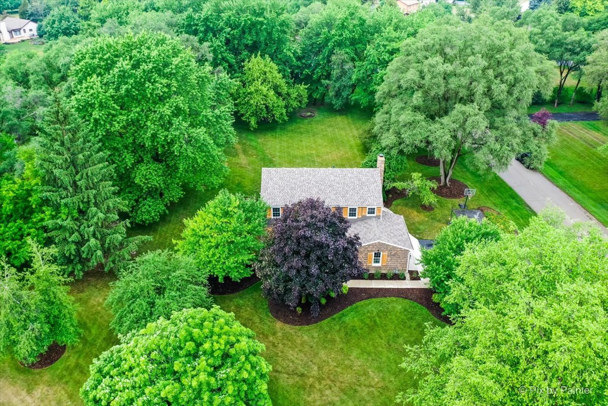 3205 Ramsgate Lane Johnsburg, IL 60051 - Photo 35 of 41 an aerial view of a house with a yard