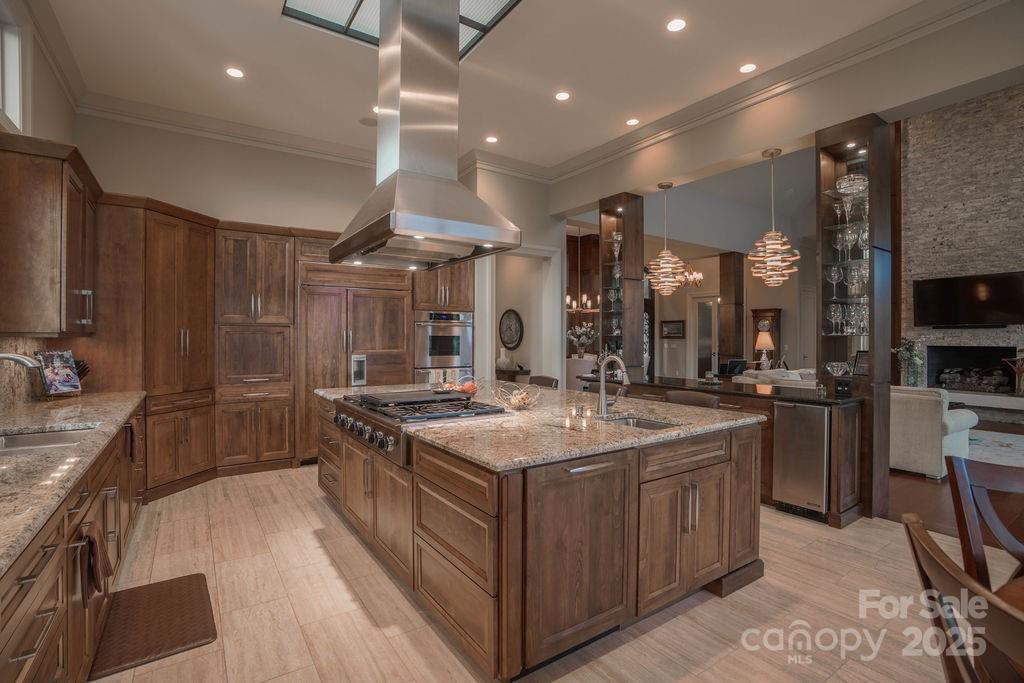 15 Water View Court Travelers Rest, SC 29690 - Photo 14 of 48 a kitchen with sink stove and cabinets