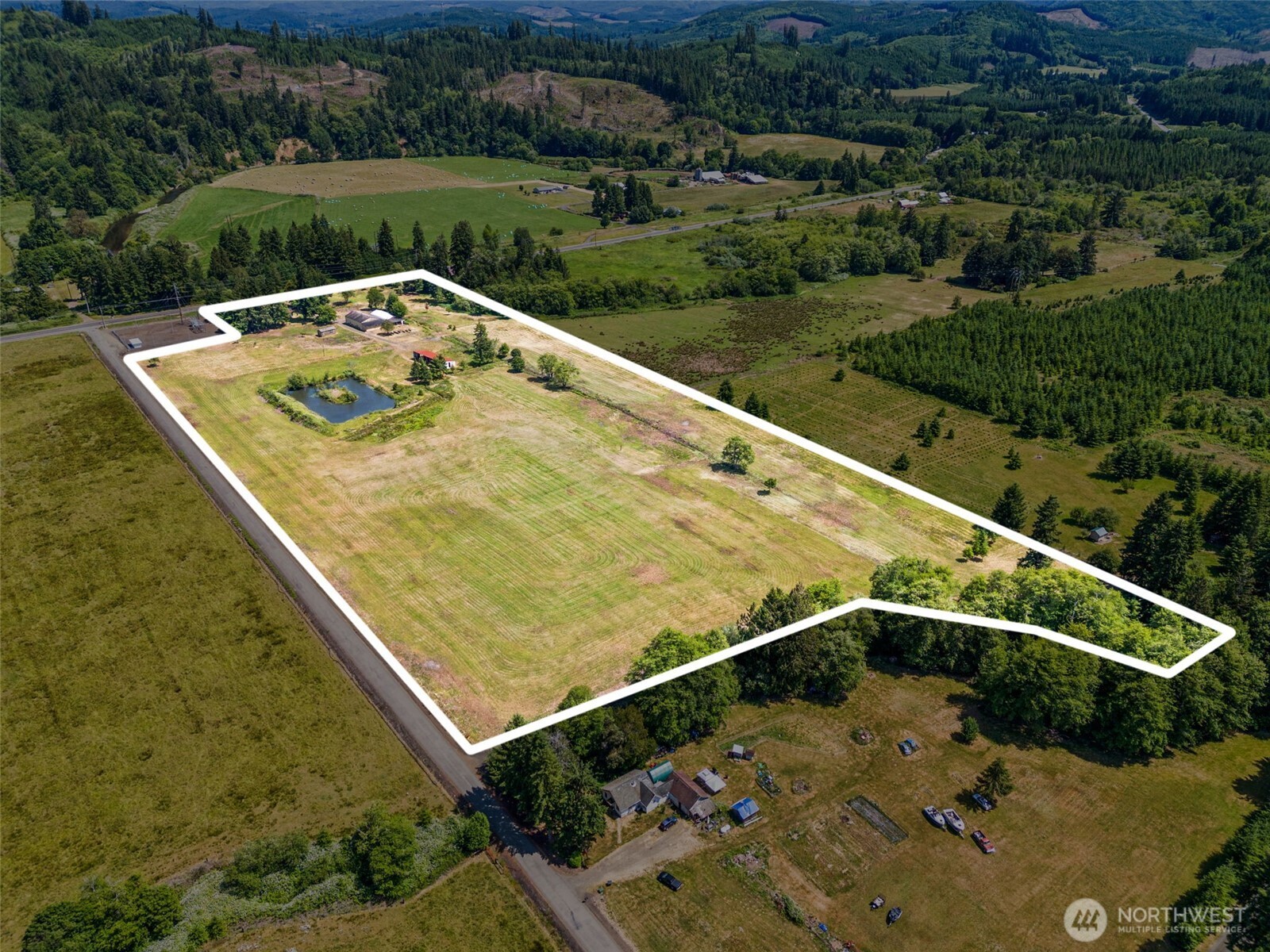 1608 SR 6 Raymond, WA 98577 - Photo 2 of 12 an aerial view of a house