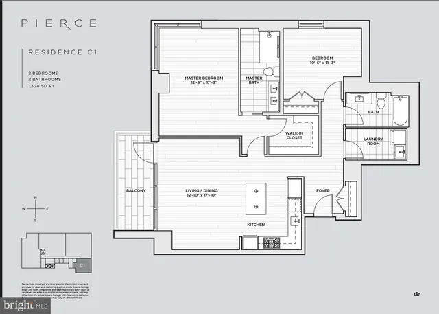 $1,200,000 | 1781 North Pierce Street, Unit 1404, Arlington, VA 22209