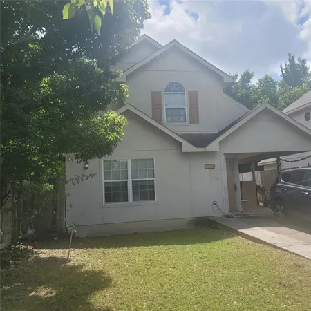 a house view with a outdoor space