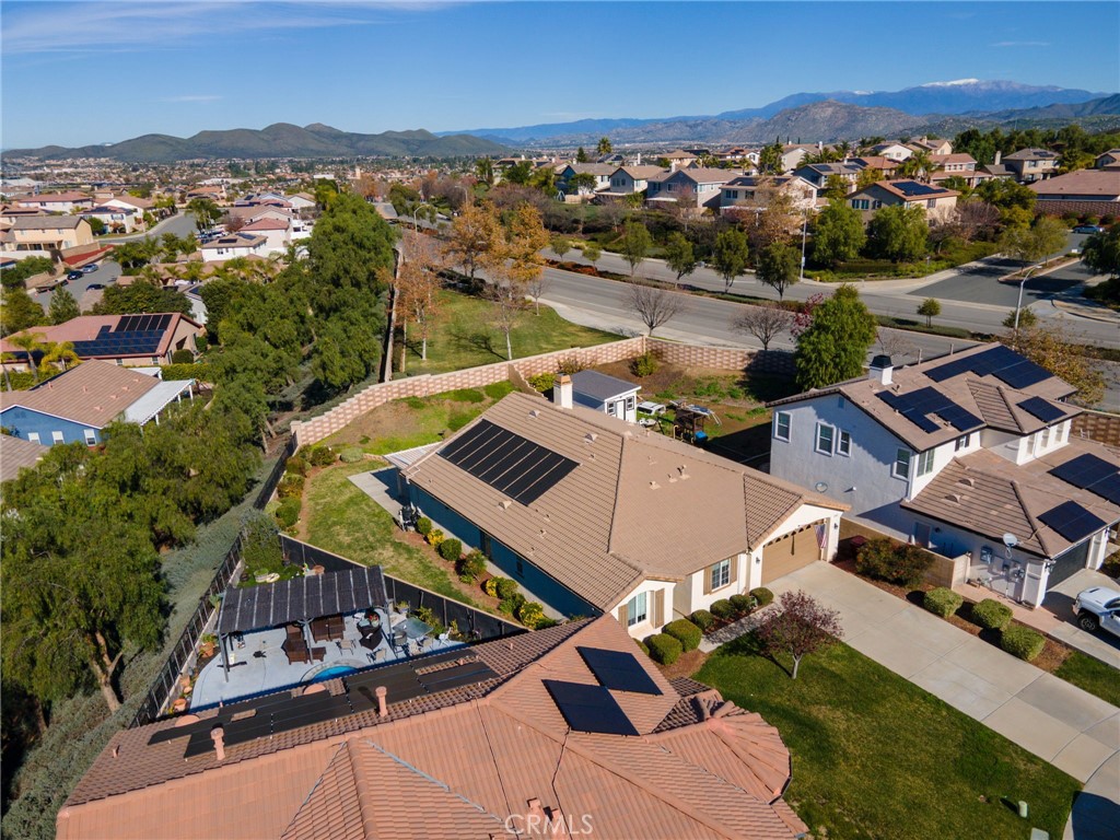 31677 Middlebrook Lane Menifee, CA 92584 - Photo 38 of 42 an aerial view of residential houses with outdoor space