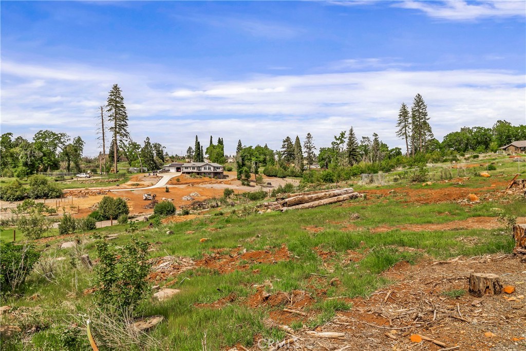 283 Roe Road Paradise, CA 95969 - Photo 16 of 33 a view of a big yard with a building in the background