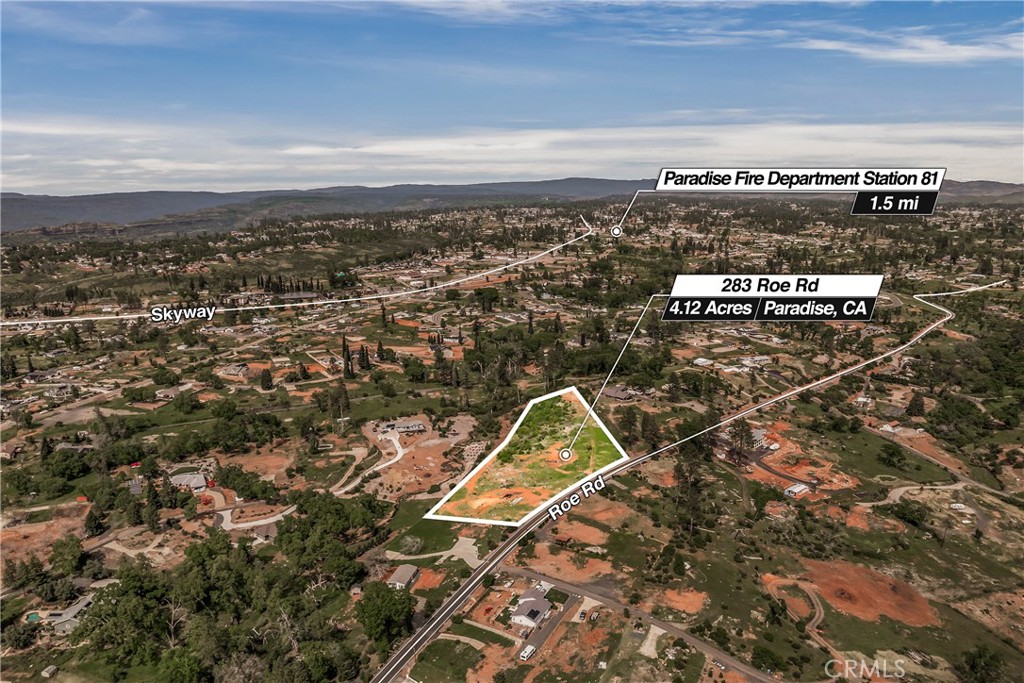 283 Roe Road Paradise, CA 95969 - Photo 9 of 33 an aerial view of a city