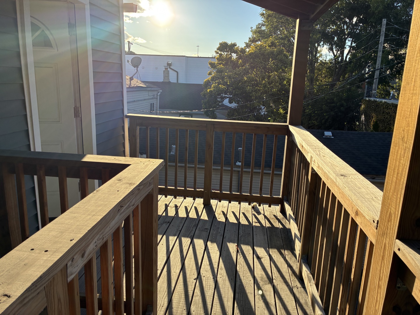 544 West Cullerton Street, Unit 2 Chicago, IL 60616 - Photo 14 of 15 a view of balcony with wooden floor