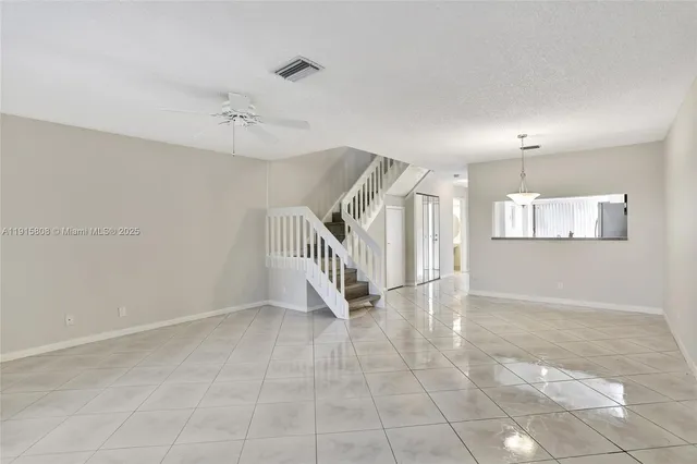 a view of an entryway with a window