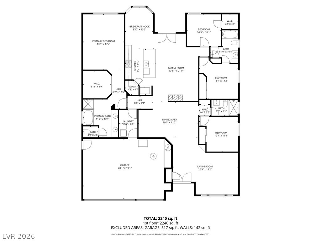 6109 Ocho Rios Street Las Vegas, NV 89130 - Photo 36 of 36 View of property floor plan