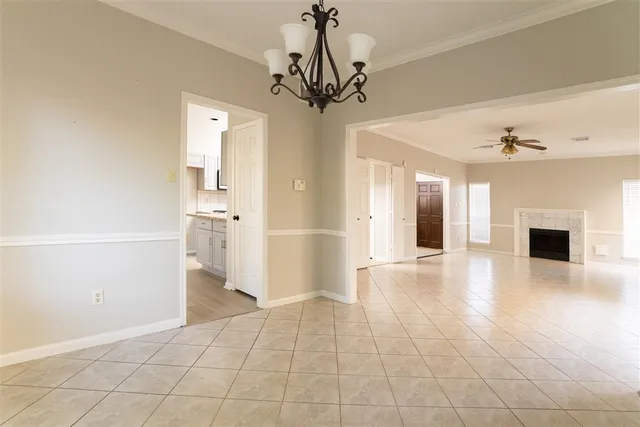 a view interior of the house