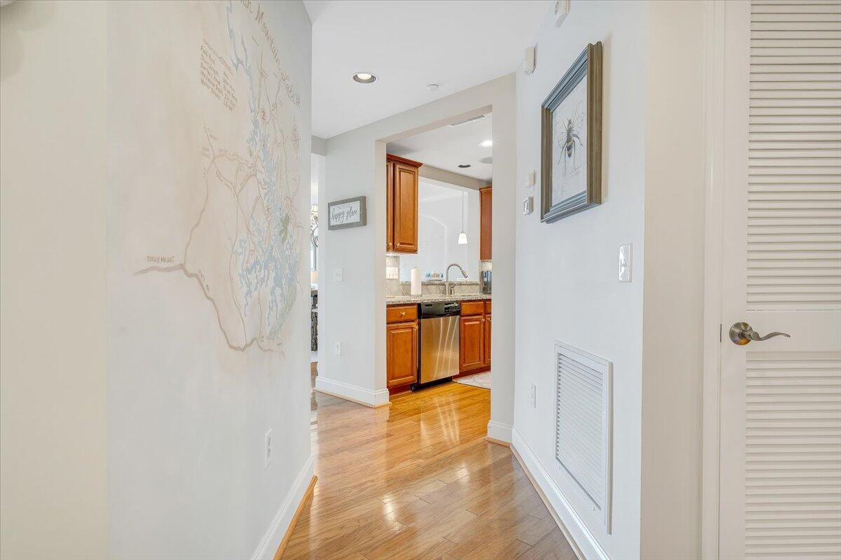 100 Bridgewater Pointe Place, Unit 502 Moneta, VA 24121 - Photo 10 of 54 a view of a kitchen from the hallway