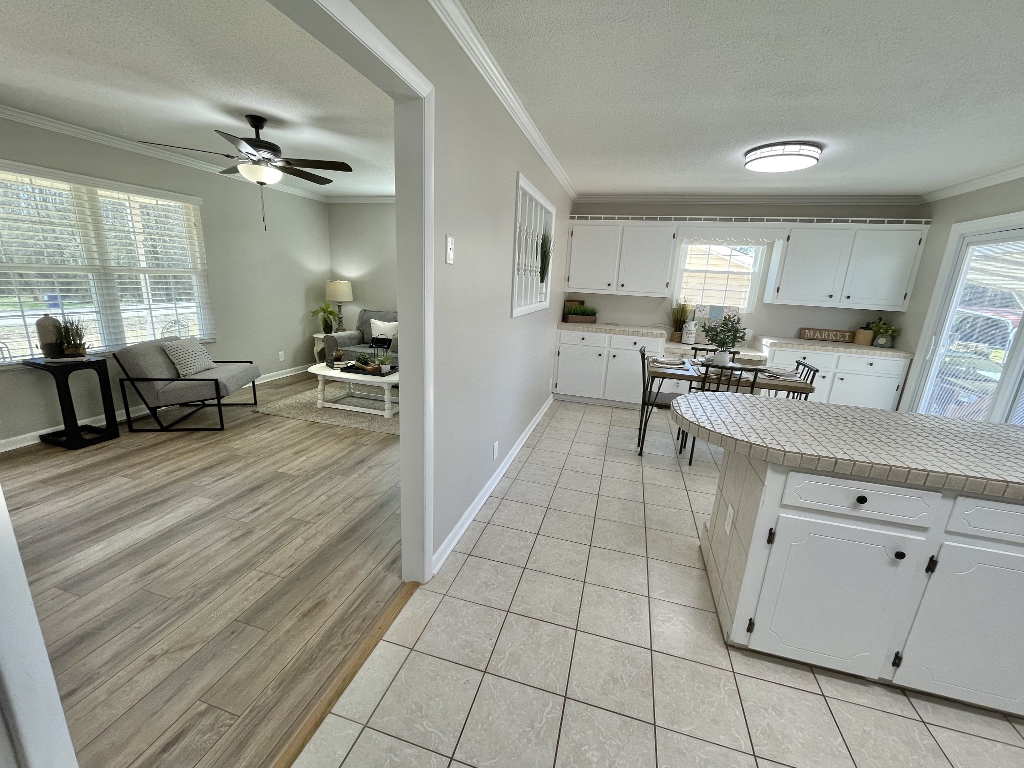 205 Wesley Chapel Road Lawrenceburg, TN 38464 - Photo 7 of 51 a kitchen with a sink and cabinets