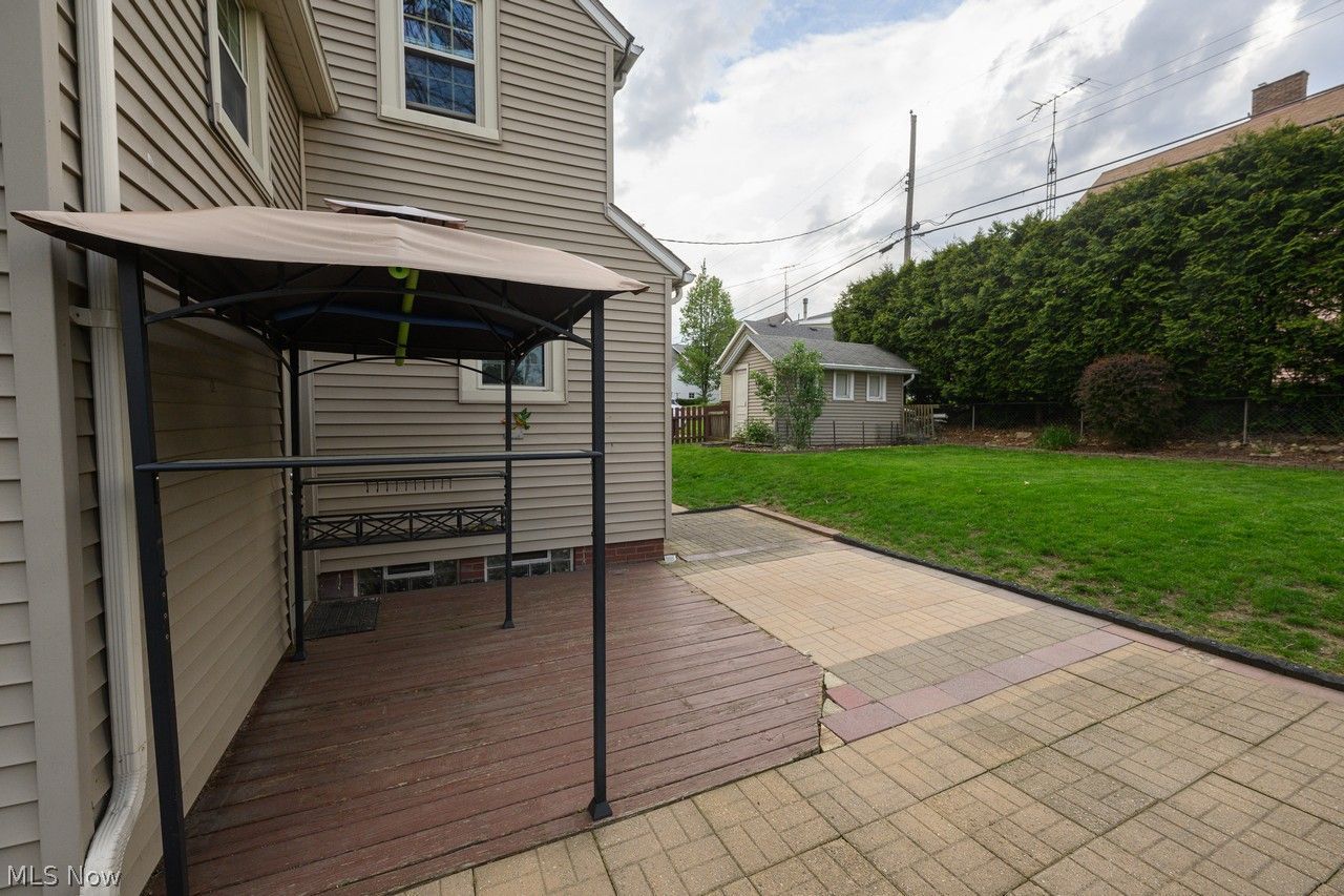 1422 Monument Road Northwest Canton, OH 44703 - Photo 30 of 31 Patio area overlooking the backyard