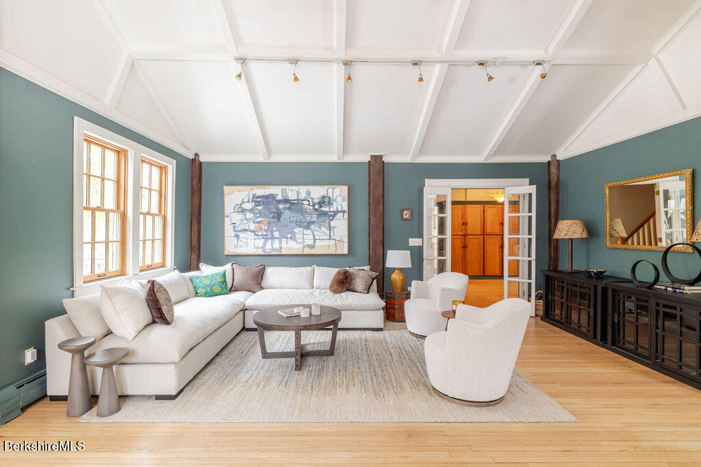 17 Cronk Road Monterey, MA 01245 - Photo 14 of 65 a living room with furniture and a wooden floor