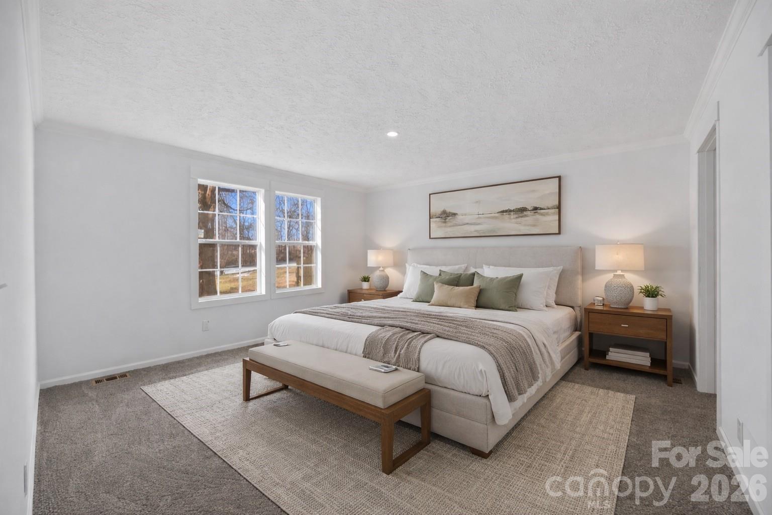 13190 Old Beatty Ford Road Rockwell, NC 28138 - Photo 15 of 23 a spacious bedroom with a bed and a window
