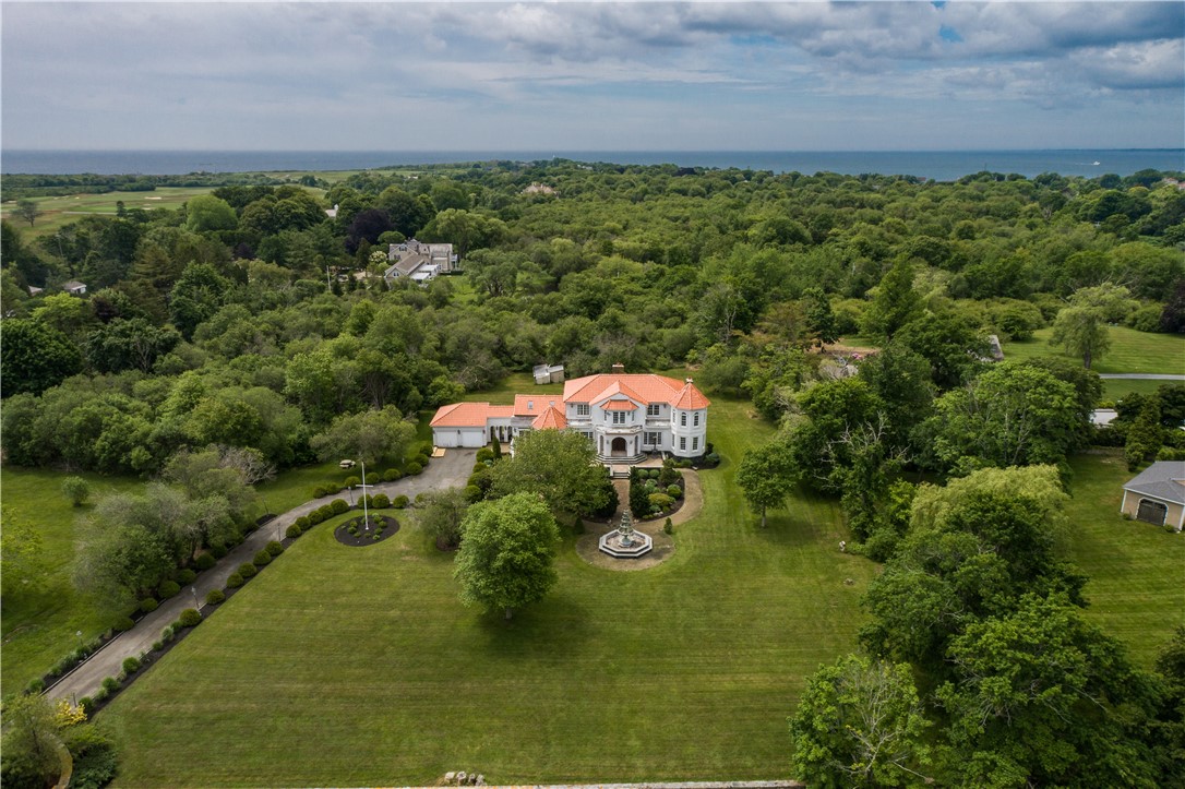 10 Ridge Road Newport, RI 02840 - Photo 2 of 41 Aerial Front of House