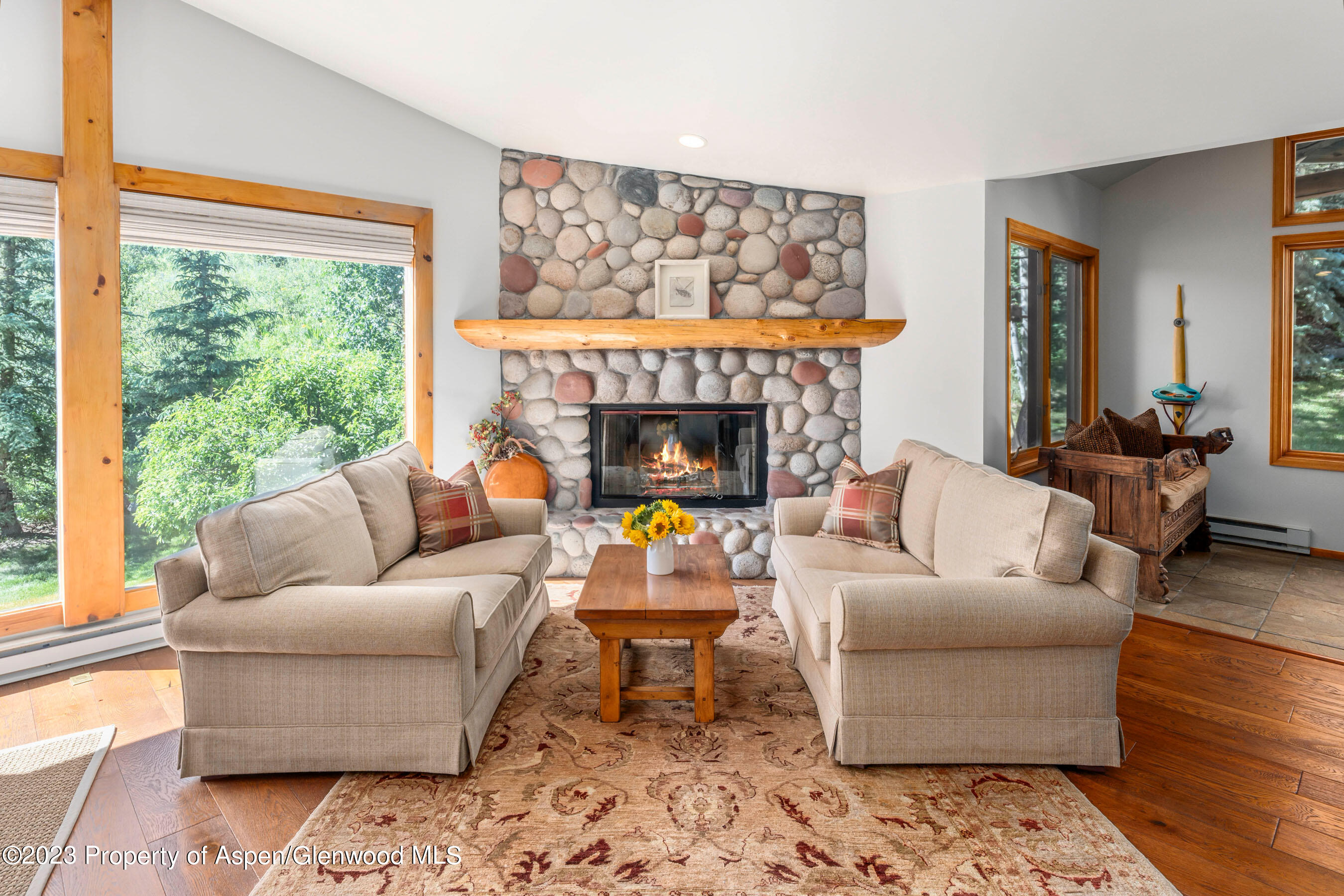 164 Meadow Lane Snowmass Village, CO 81615 - Photo 3 of 29 Natural Wood Burning Fireplace