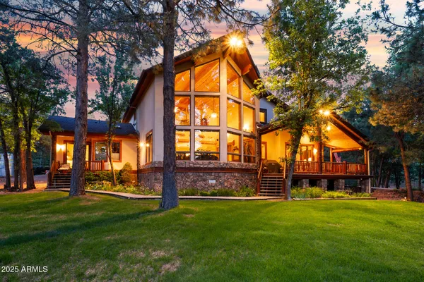 front view of house with a yard