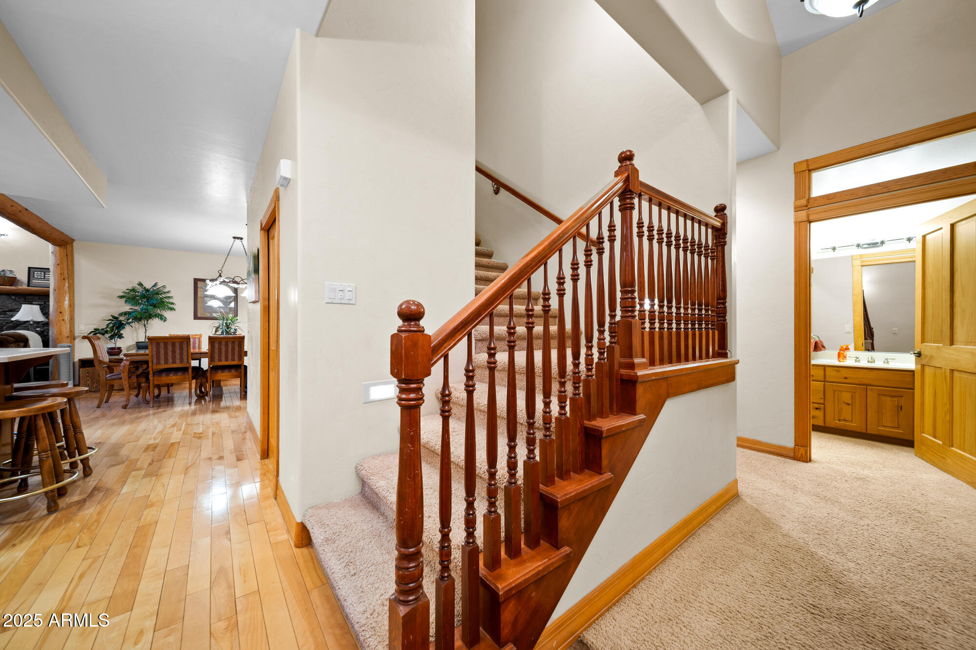 5468 Apache Trail Pinetop, AZ 85935 - Photo 23 of 73 a view of entryway and hall with wooden floor